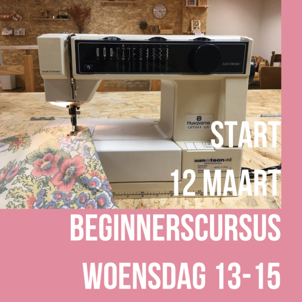 Naailes voor beginners 1 - woensdagmiddag