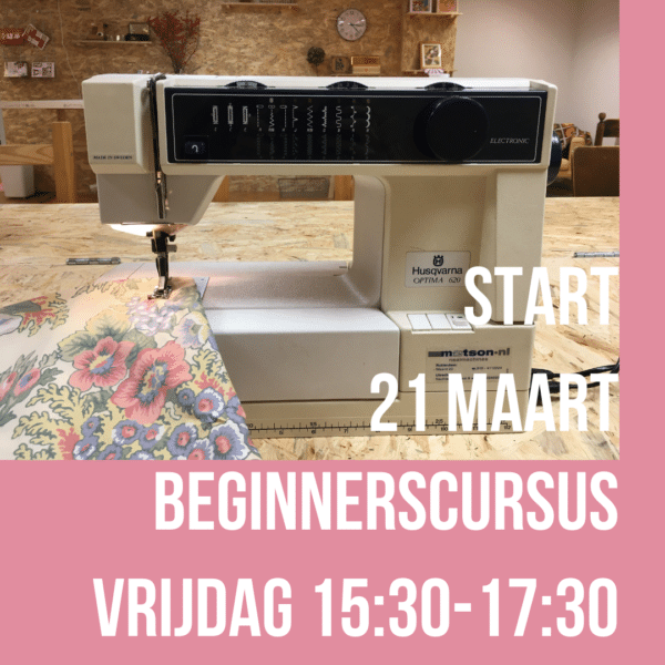 Naailes voor beginners 1 - vrijdagnamiddag maart