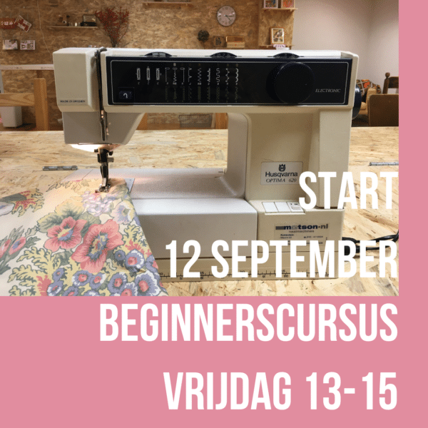 Naailes voor beginners - vrijdagmiddag