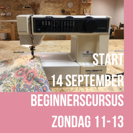 Naailes voor beginners 1 - zondagochtend september