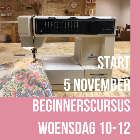 Naailes voor beginners 1 - woensdagochtend