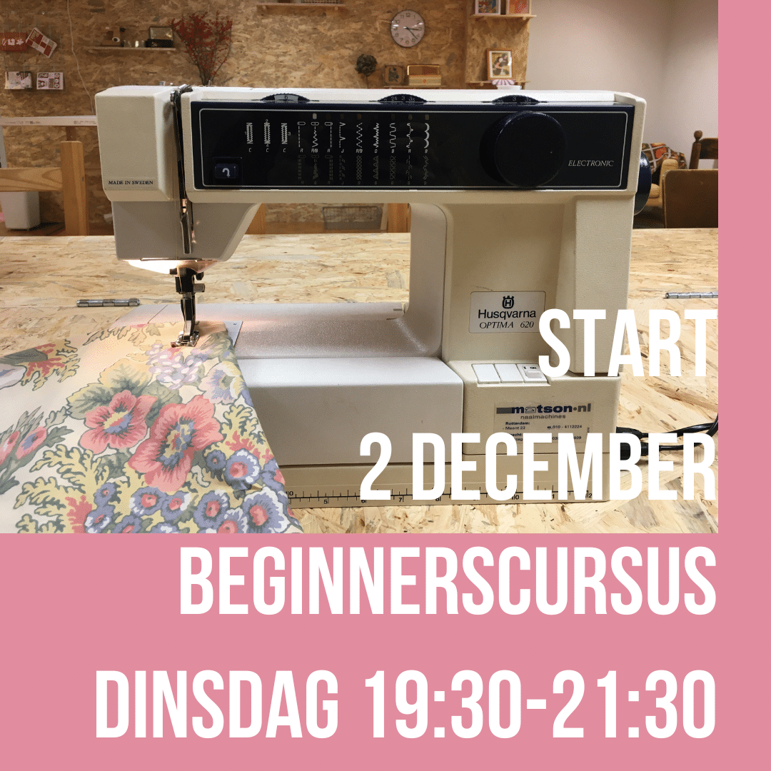 Naailes voor beginners 1 - dinsdagavond dec